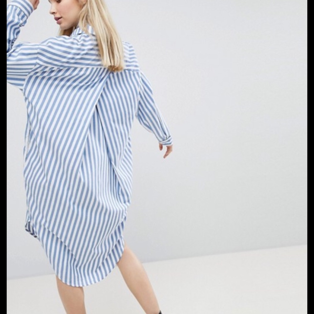 Monki 100% Cotton Shirt Dress